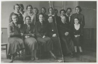 Кароліна Лянцкоронська у Студентському домі (приблизно 1937 рік)