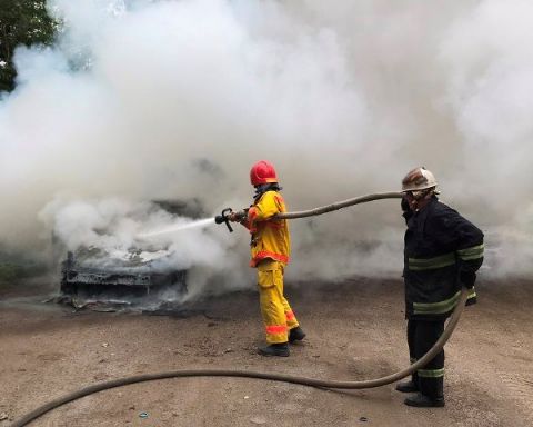 На Городоччині вщент згоріла автівка Ford Kuga