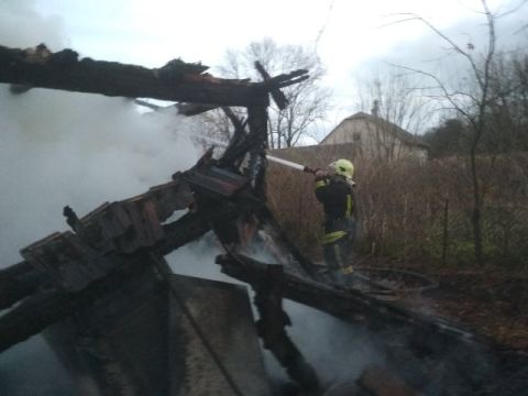 На Городоччині вщент згорів житловий будинок