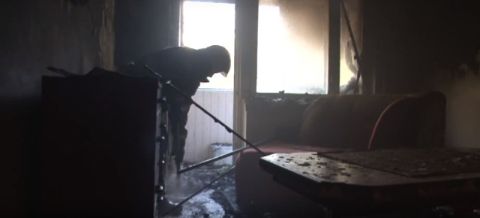 12 рятувальників ліквідовували пожежу на вулиці Виговського