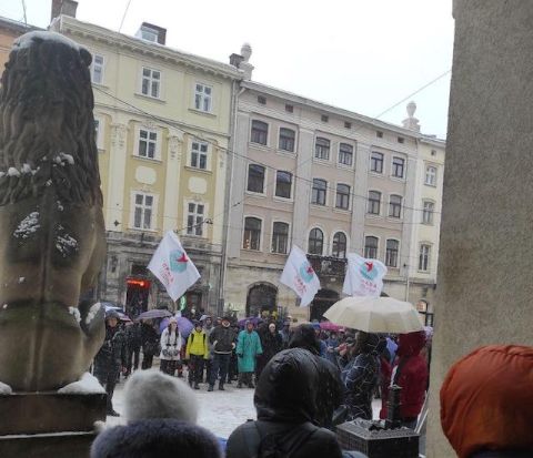 Майже 200 осіб долучилося до акції За збереження права на життя у Львові