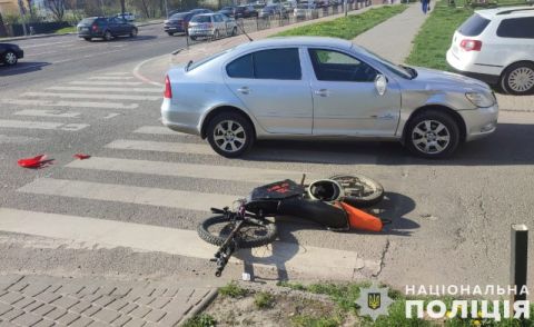 У Львові в ДТП постраждав водія електровелосипеда