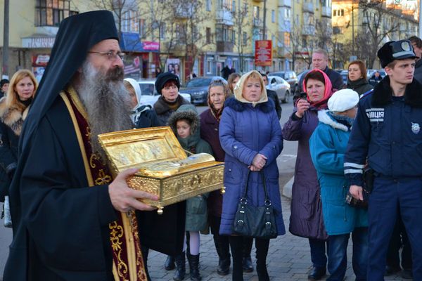 До Львова привезли ікону та мощі великомученика Георгія Побідоносця