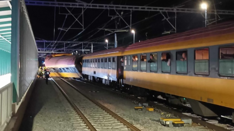 Поїзда RegioJet Прага-Перемишль затримується через масштабну аварію у Чехії