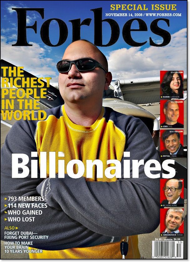 Forbes пропонує користувачам стежити на міліардерами в реальному часі