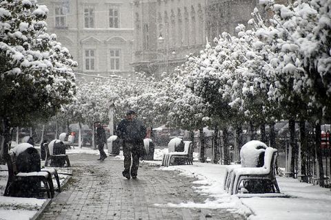 Снігоприбиральна техніка працюватиме у Львові цілий день