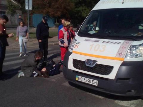 У Львові водій збив пішохода