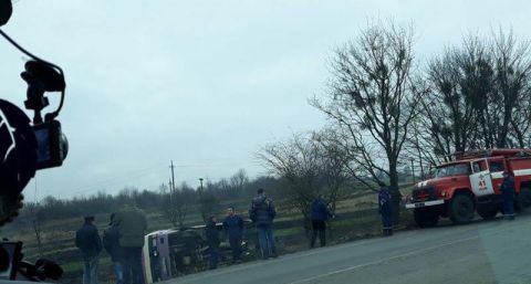 На Львівщині у ДТП постраждали двоє пасажирів автобуса