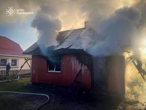 На Львівщині в пожежі загинув власник будинку