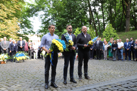 У Львові вшанували пам'ять учених, яких розстріляли нацисти у 1941 році