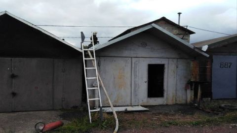 У Червонограді зайнявся гараж в кооперативі