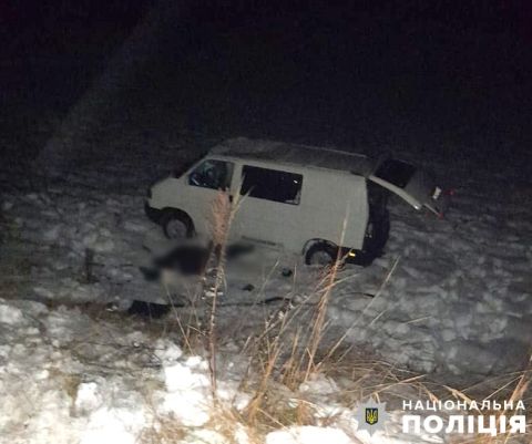 На Львівщині водій мікроавтобуса злетів у кювет та загинув на місці події