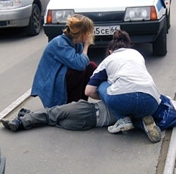 У Львові під колесами іномарки травмувався пішохід