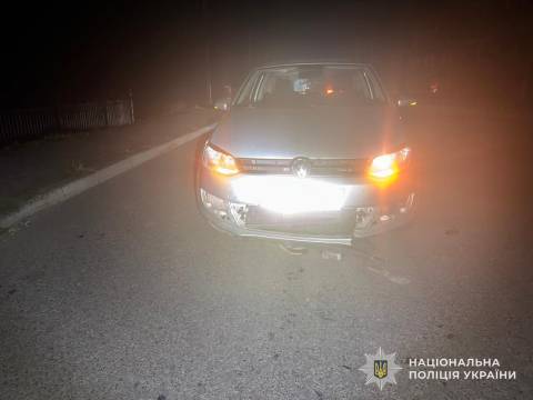 На Львівщині водій Volkswagen Polo збив чоловіка
