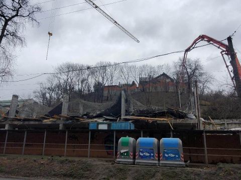 У Львові під час будівництва офісного центру обвалилося перекриття поверху