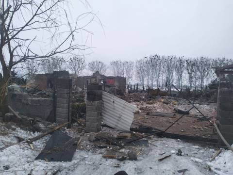 У Старому Добротворі через нічну атаку пошкоджено 18 житлових будинків, один повністю зруйнований