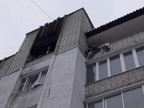 Пожежа у Львові: чоловік з опіками рук потрапив до лікарні