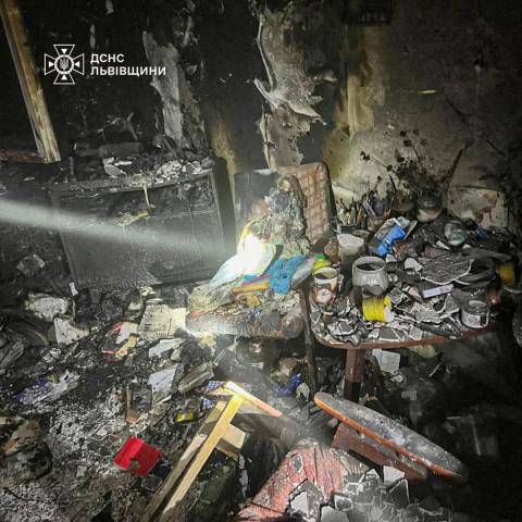 У Шептицькому внаслідок пожежі загинув власник будинку