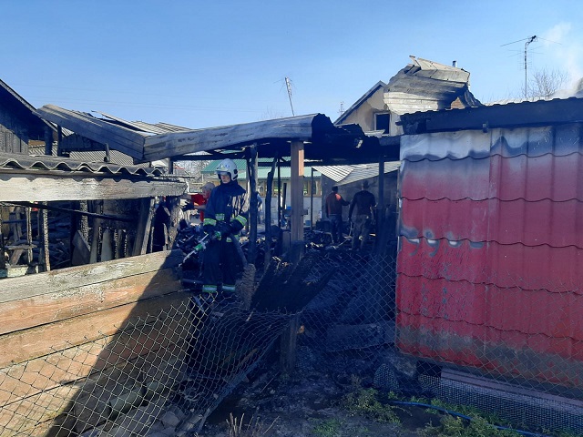 На Сокальщині згоріла літня кухня та частина будинку