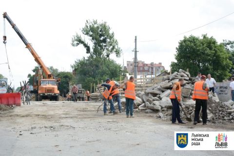 Міст на вулиці Городоцькій у Львові відкриють у жовтні