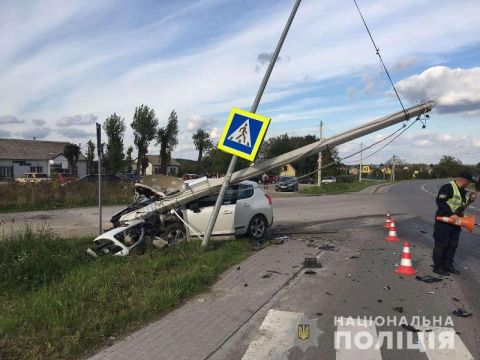 На Львівщині у ДТП травмувалися четверо людей