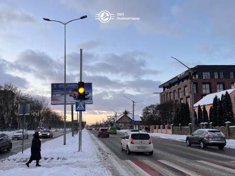 На перехресті Стрийська – Максимовича облаштували нові світлофори