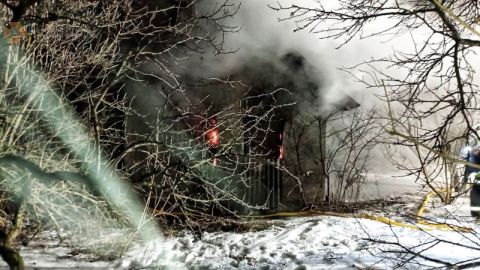 На Золочівщині вогонь знищив дах житлового будинку