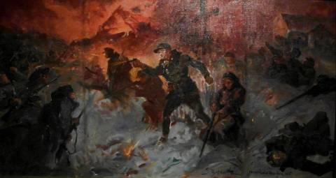картина "Персенківка 1918" (художник: Stanisław Kaczor-Batowski)