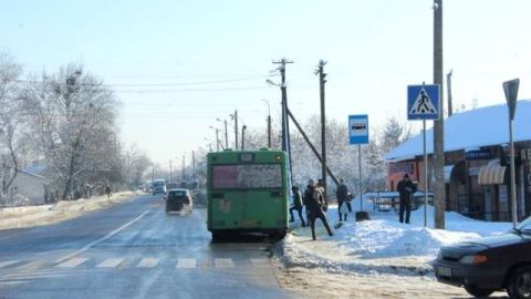 У Львові водій маршрутки збив пішохода