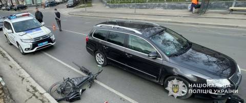 У Львові в ДТП помер електровелосипедист
