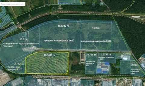 Влада Львова продасть 15 га землі у промзоні Сигнівка майже за 87,5 млн грн