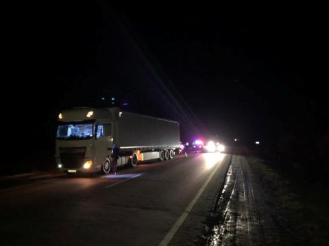 На Стрийщині вантажівка на смерть збила пішохода