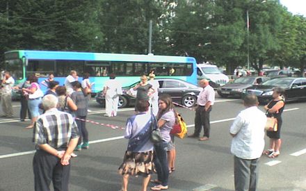 У Львові родичі військових перекривали вул. Стрийську