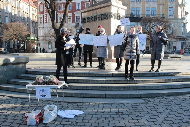 У Львові протестують проти відкриття ринку землі