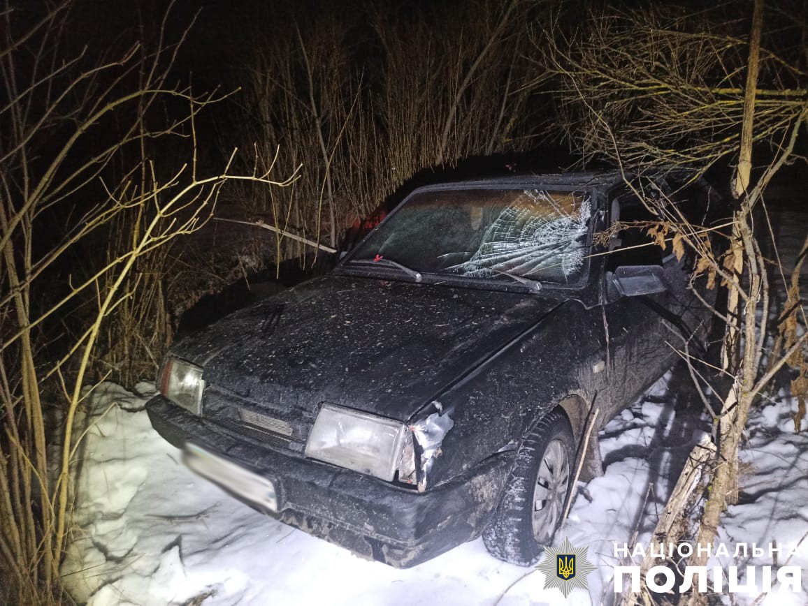 На Львівщині 19-річний п'яний водій збив пішохода та втік, а автомобіль заховав у кущах