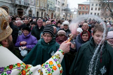 Загальноміське освячення води у Львові відбудеться 19 січня на площі Ринок