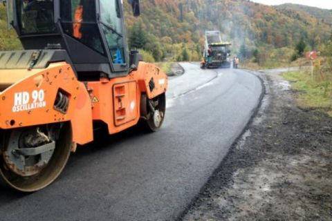 На Сколівщині відремонтували дорогу на Славське
