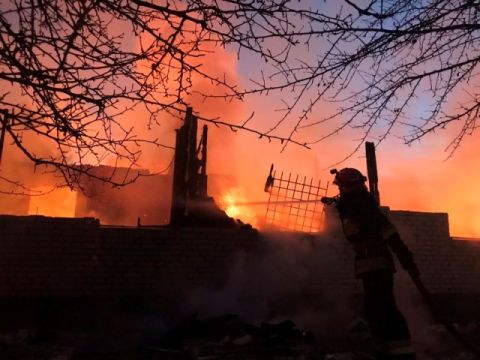 Причиною пожежі у військовій частині на Яворівщині назвали коротке замикання