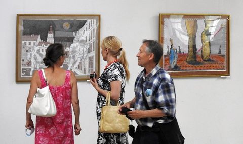 У Львівському палаці мистецтв відкрили виставку Сергія Міхновського Пост Прожект