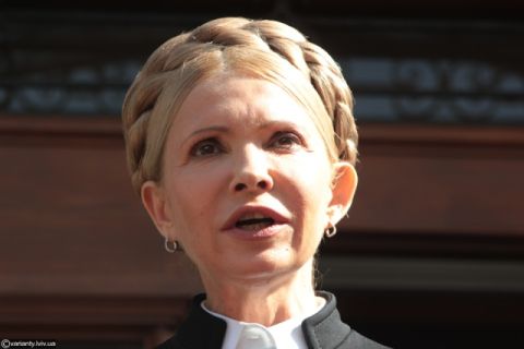 Юлія Тимошенко лідирує на Львівщині