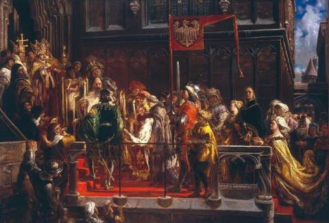 Jan Matejko, "Chrzest Władysława III" (фото: histmag.org)