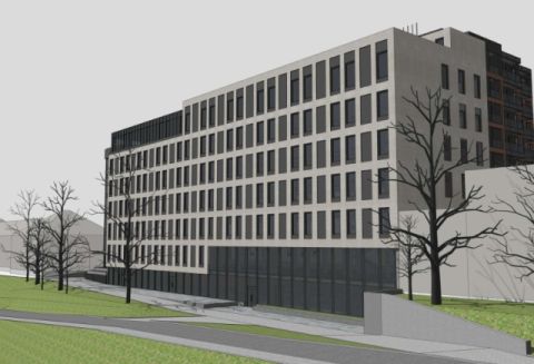 Офісний центр на Шота Руставелі перетворять на 8-поверховий готель