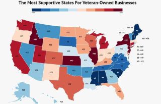 штати, що найбільше підтримують ветеранський бізнес