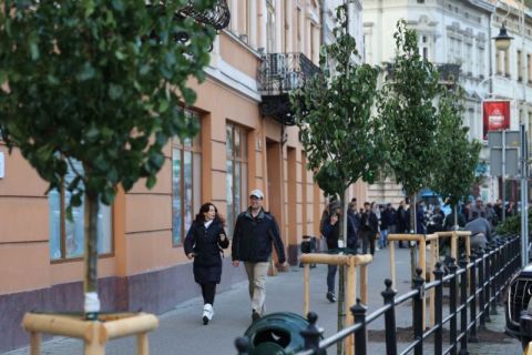 У центрі Львова висадять понад 40 нових дерев