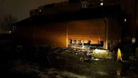 Прихожани львівської погорілої церкви Московського патріархату шукали правди