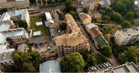 У Львові на вулиці Некрасова добудують житловий комплекс