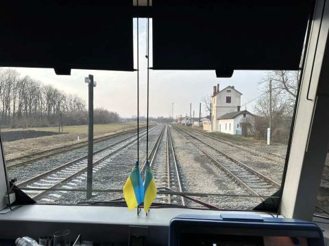 На Львівщині відкрили залізничну дільницю на кордоні з Польщею