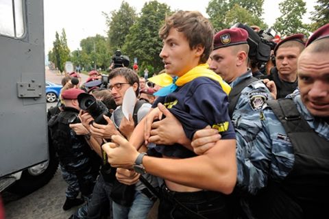 У Тернополі відпустили затриманих на Парку Слави свободівців