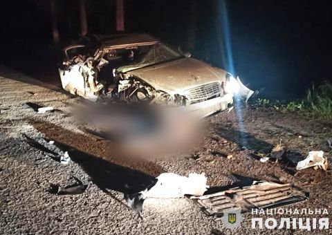 На Дрогобиччині автівка в'їхала у дерево: загинув пасажир