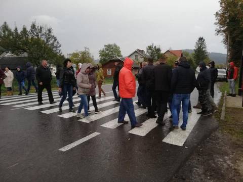 протест мешканців Мшанця